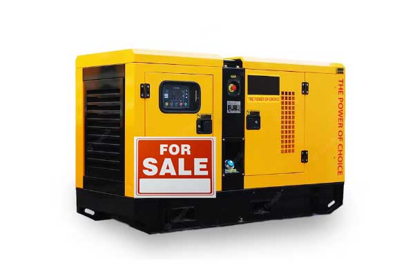 a generator with a for sale sign